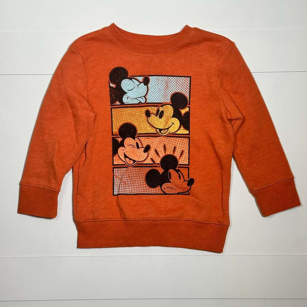 Jumping Beans Disney Mickey Mouse Softest Fleece Retro Sweatshirt Size 2T